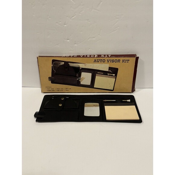Vintage Auto Visor Kit - New Unused In Original Box - Picture 1 of 7
